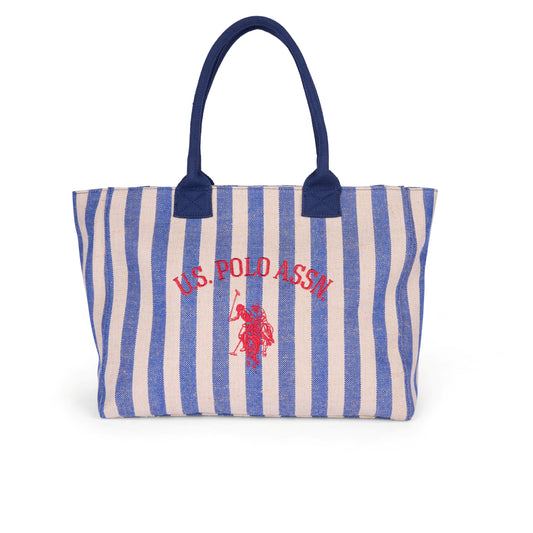 Abbracci Malta Shopping Bag Pool Party Stripes Shopping Bag Pool Party Stripes Shopping Bag