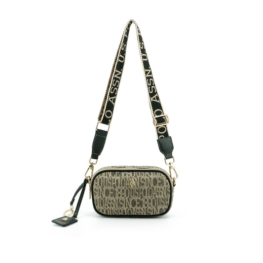 U.S. Polo Assn. Jacquard Crossbody Bag with Zip