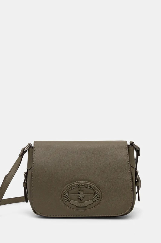 U.S. Polo Assn. Retro Flap Crossbody Green